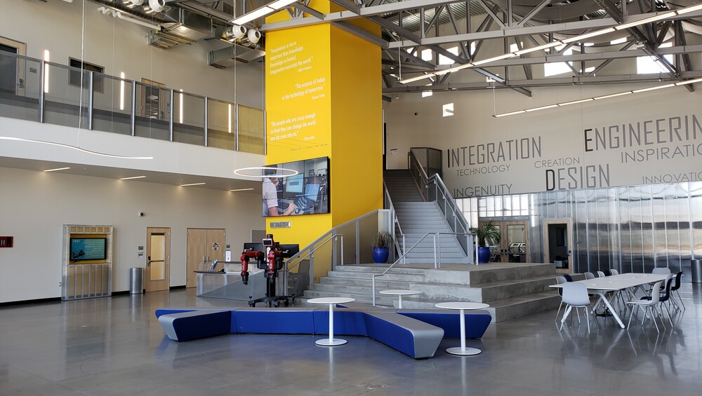 Lobby of the IDEA Building at ATEP 