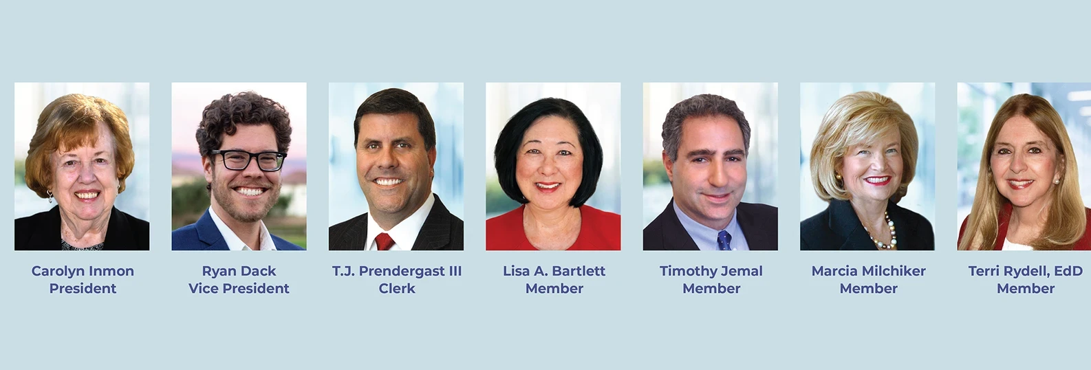 trustee photos with their titles