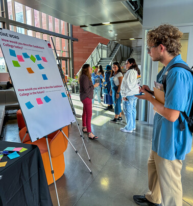 saddleback student engages in campus visioning