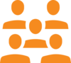 icon of five people